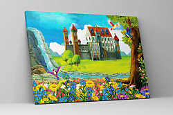 Obraz V šírom poli zámoček 1410